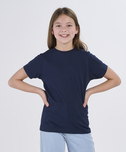 BY2103 Youth Essential Tee - Navy - Front | Navy
