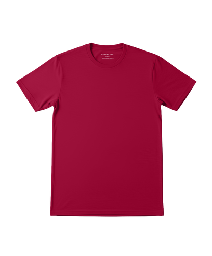 BY2103 Youth Essential Tee - True Red - Ghost Front | True Red