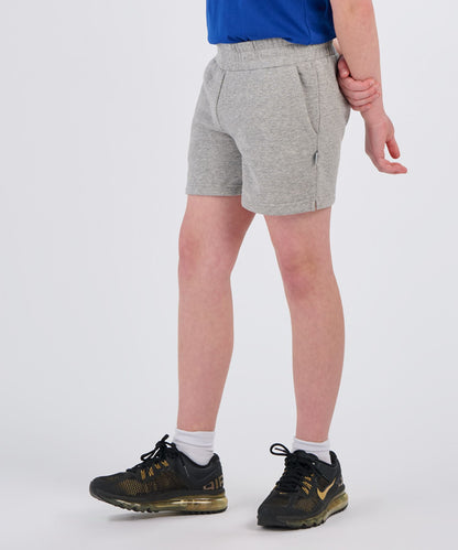 Boxercraft BY6502 Youth Fleece Short - Oxford Heather - Front | Oxford Heather