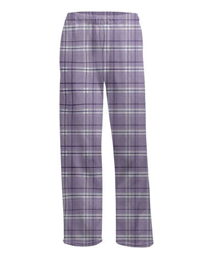 Boxercraft BY6624 Youth Flannel Pants - Lavender Carnegie Plaid - Product Photo 4 | Lavender Carnegie Plaid