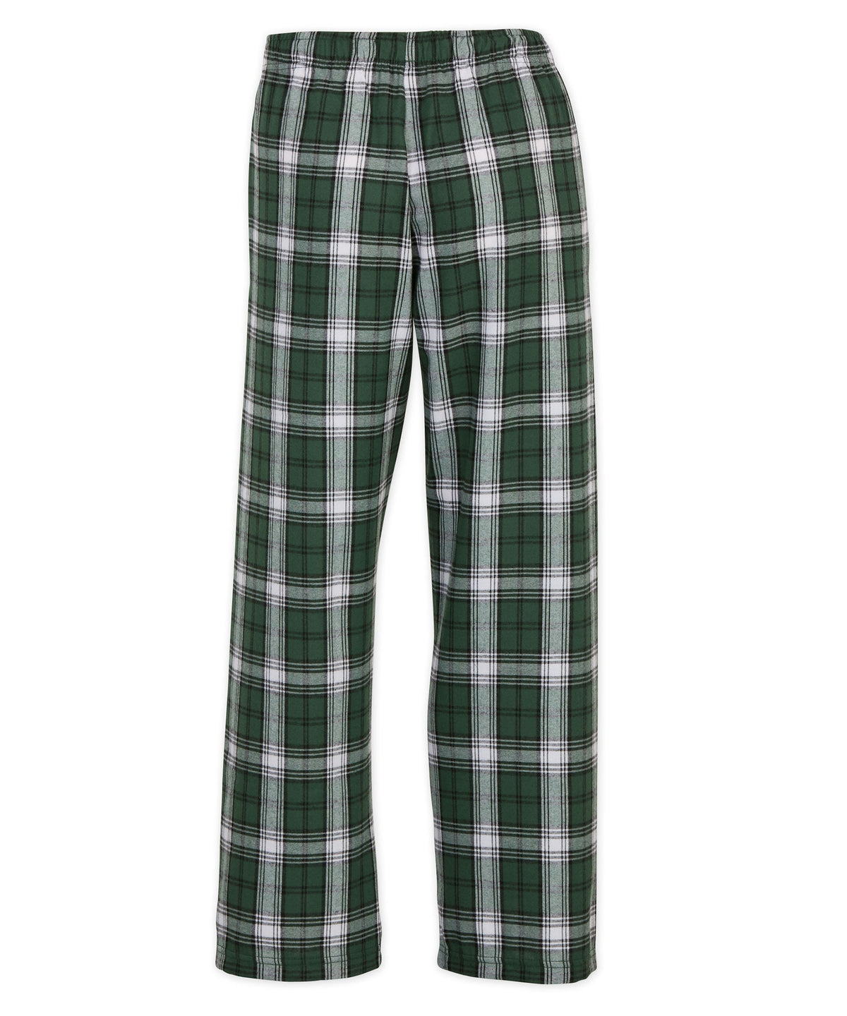 Boxercraft BY6624 Youth Flannel Pants - Green/White Plaid - Product Photo 4 | Green/White Plaid