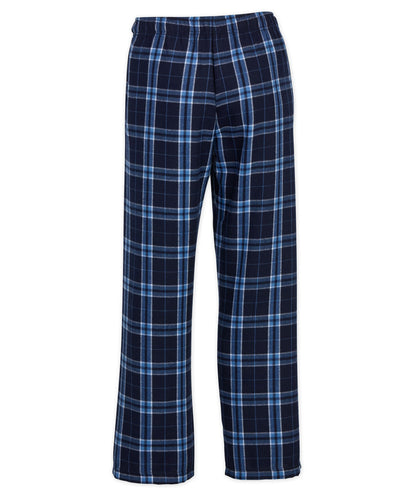 Boxercraft BY6624 Youth Flannel Pants - Navy/Columbia Plaid - Product Photo 4 | Navy/Columbia Plaid
