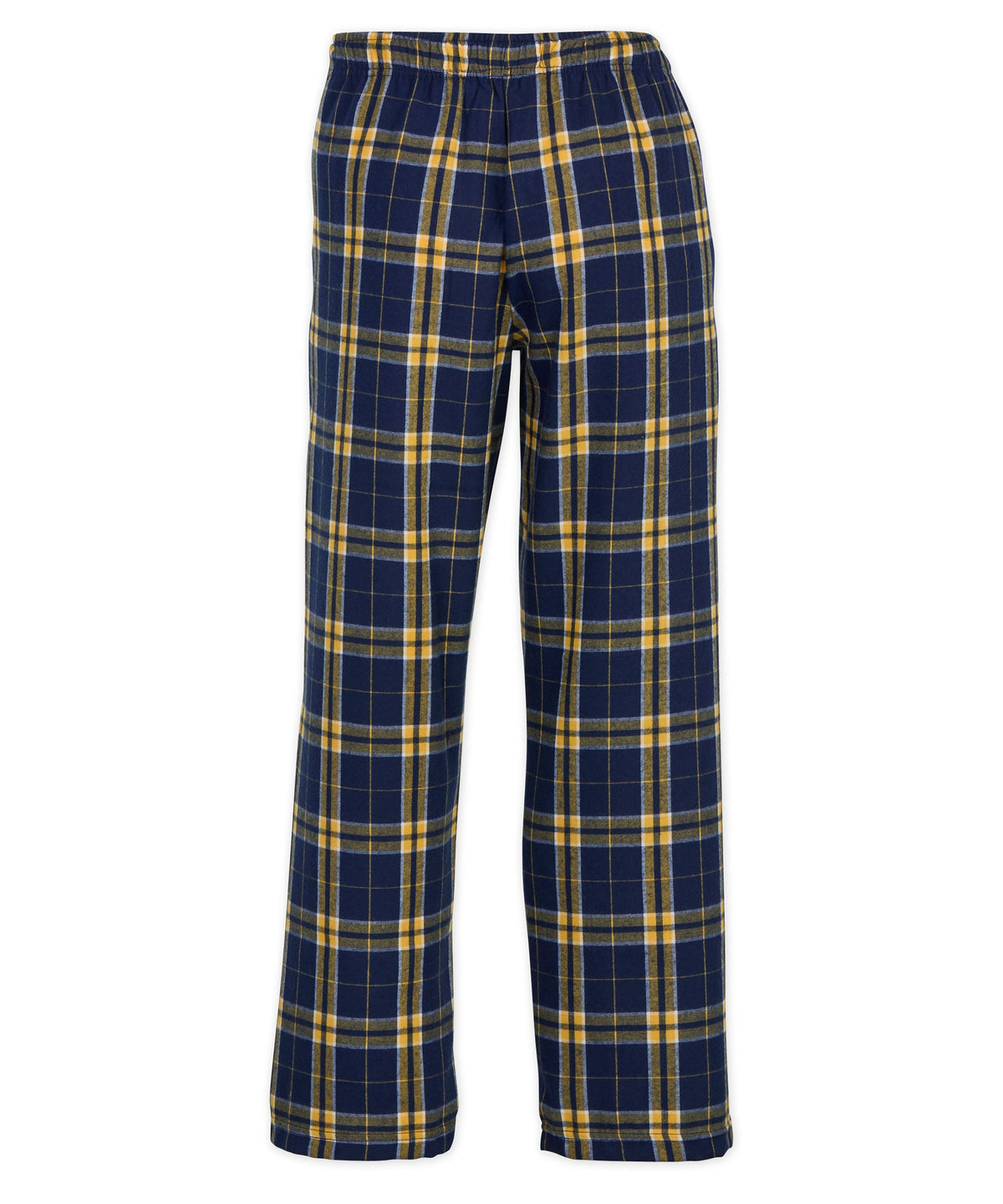 Boxercraft BY6624 Youth Flannel Pants - Navy/Gold Plaid - Product Photo 4 | Navy/Gold Plaid