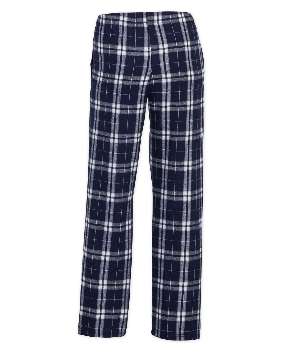 Boxercraft BY6624 Youth Flannel Pants - Navy/Silver Plaid - Product Photo 4 | Navy/Silver Plaid