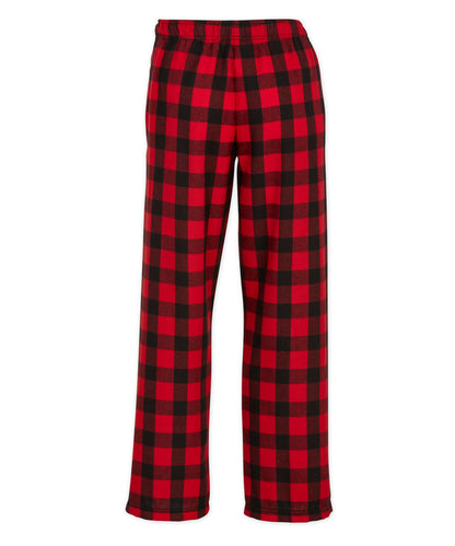 Boxercraft BY6624 Youth Flannel Pants - Red/Black Buffalo Plaid - Product Photo 4 | Red/Black Buffalo Plaid