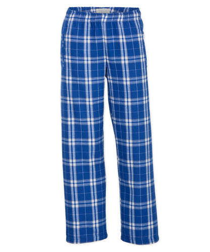 Boxercraft BY6624 Youth Flannel Pants - Royal/Silver Plaid - Product Photo 3 | Royal/Silver Plaid