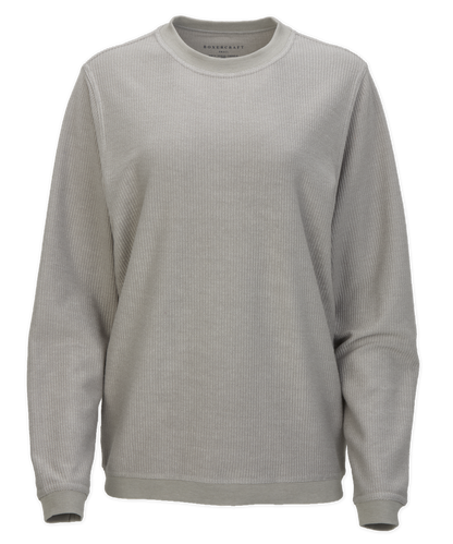 Women's Rally Corduroy Crew – Corduroy Knit Crewneck Sweatshirt in Oxford