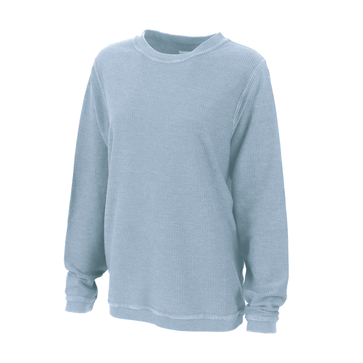 Women's Rally Corduroy Crew – Corduroy Knit Crewneck Sweatshirt in Carolina Blue