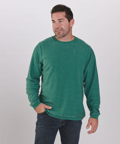 Women's Rally Corduroy Crew – Corduroy Knit Crewneck Sweatshirt in Hunter