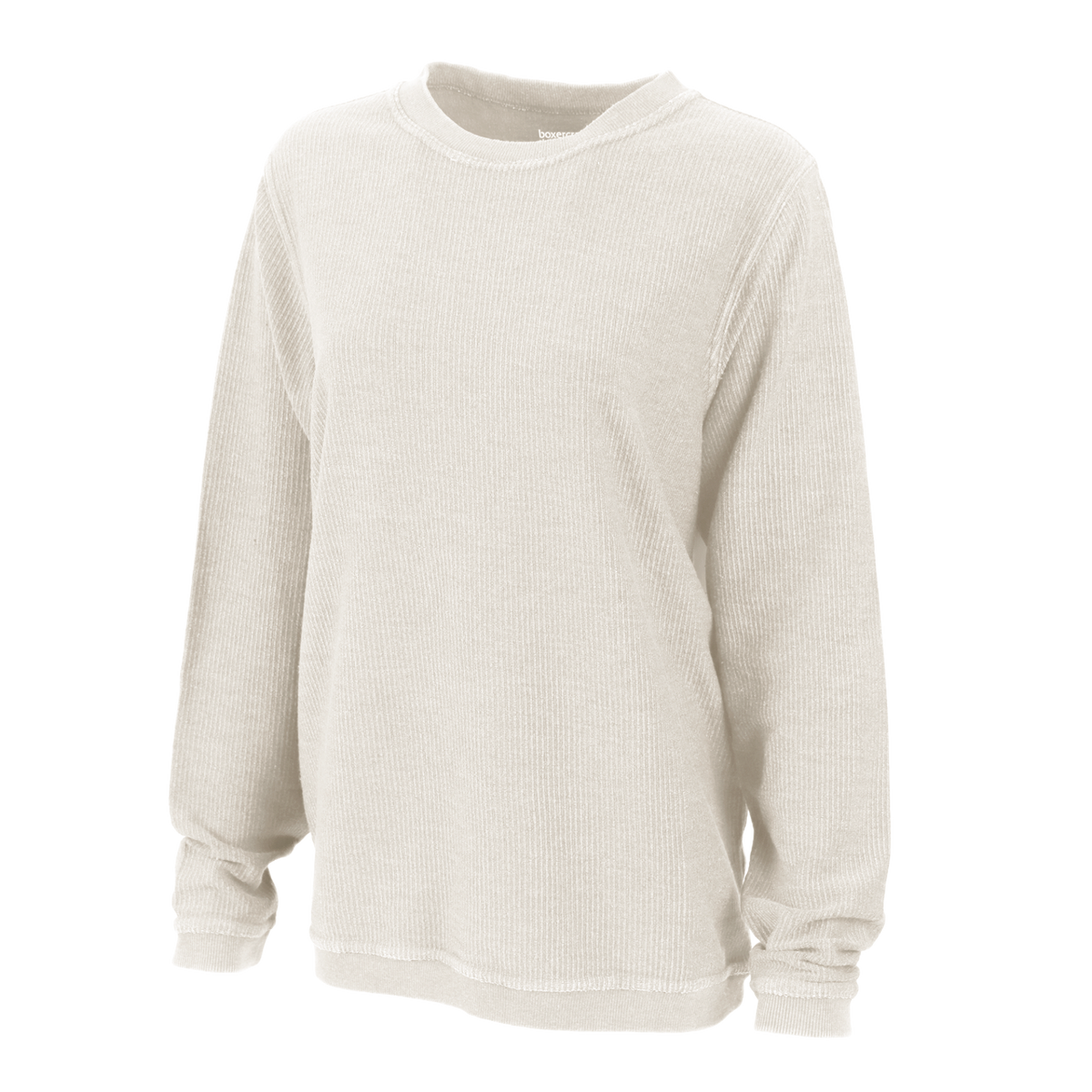 Women's Rally Corduroy Crew – Corduroy Knit Crewneck Sweatshirt in Natural