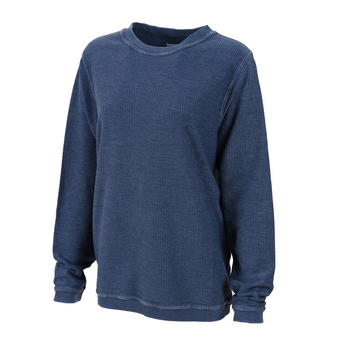 Women's Rally Corduroy Crew – Corduroy Knit Crewneck Sweatshirt in Classic Navy