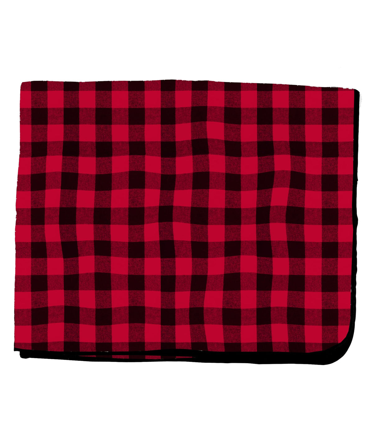 Boxercraft FB250 Plaid Flannel & Fleece Throw Blanket - Red/Black Buffalo Plaid | Red/Black Buffalo Plaid