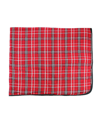 Boxercraft FB250 Plaid Flannel & Fleece Throw Blanket - Red/White Plaid | Red/White Plaid