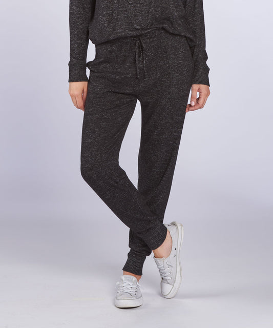 Women's Cuddle Jogger – Ultra-Soft Lounge Jogger Pants in Black Heather