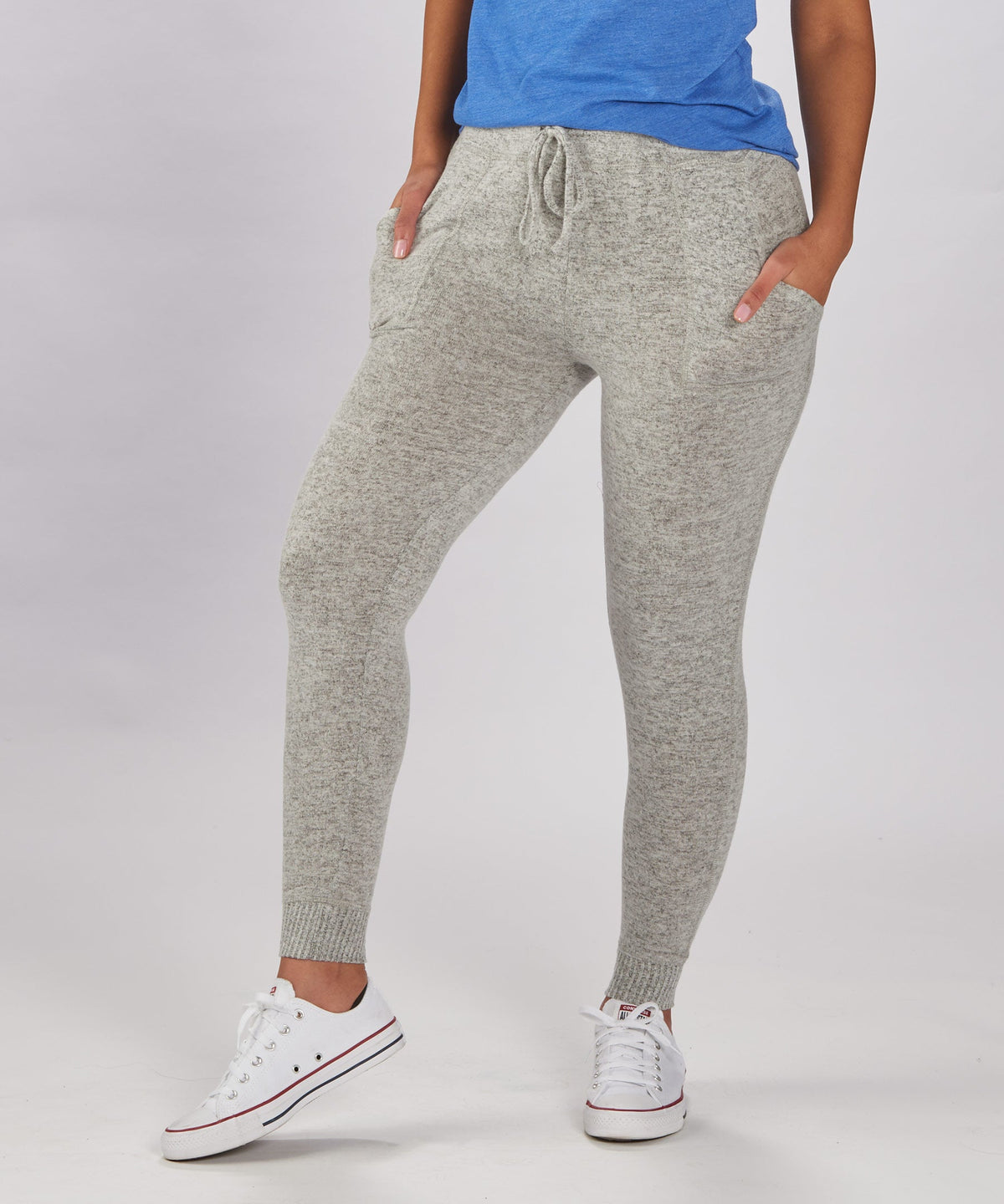 Women's Cuddle Jogger – Ultra-Soft Lounge Jogger Pants in Oxford Heather