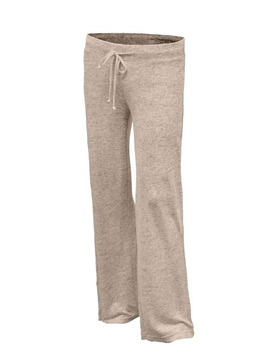 Women's Cuddle Wide Leg Pant – Ultra-Soft Wide Leg Lounge Pants in Espresso Heathe