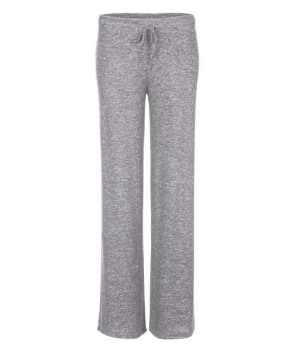 Women's Cuddle Wide Leg Pant – Ultra-Soft Wide Leg Lounge Pants in Oxford Heather