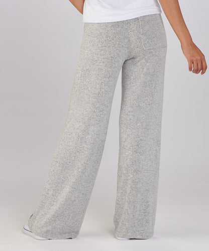 Women's Cuddle Wide Leg Pant – Ultra-Soft Wide Leg Lounge Pants in Oxford Heather