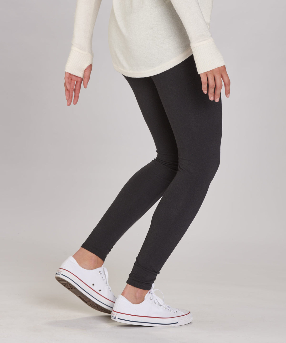 Women's Love 'Em Longer Leggings – High-Waist Athletic Leggings in Black