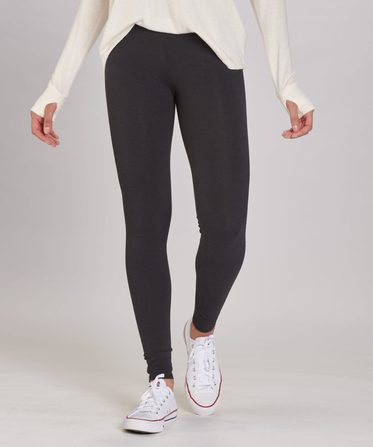 Women's Love 'Em Longer Leggings – High-Waist Athletic Leggings in Black