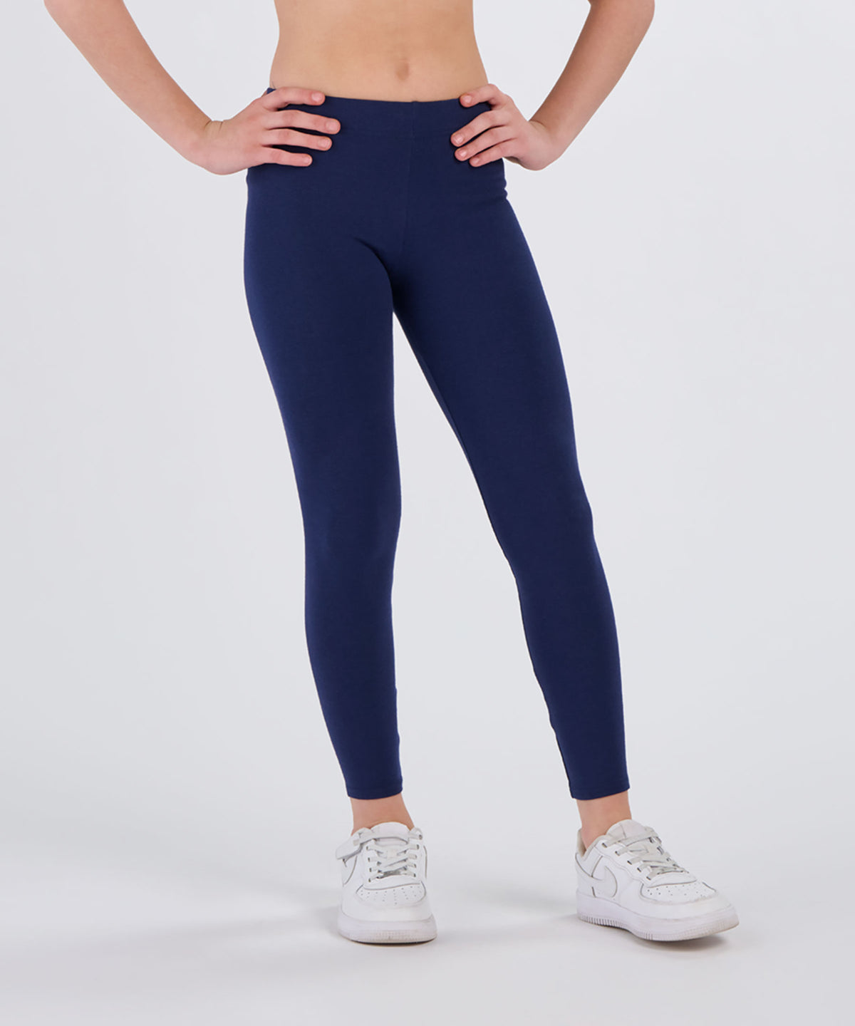 Girls' Love 'Em Longer Leggings – Athletic Leggings in Navy