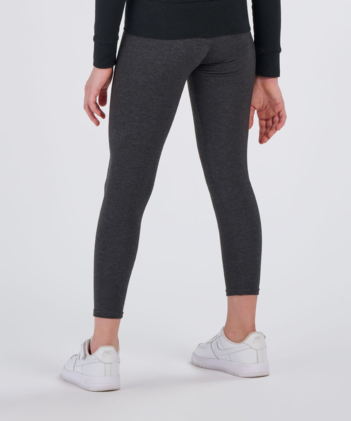 Girls' Love 'Em Longer Leggings – Athletic Leggings in Charcoal