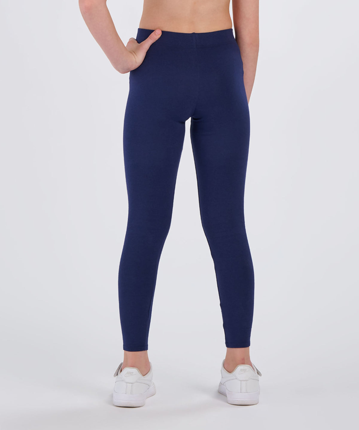 Girls' Love 'Em Longer Leggings – Athletic Leggings in Classic Navy