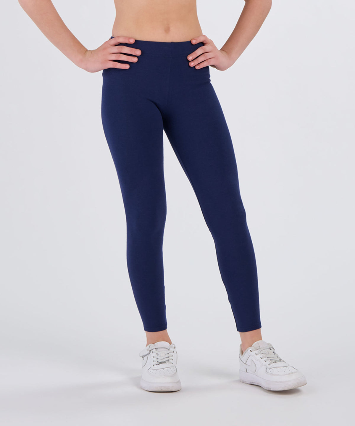 Girls' Love 'Em Longer Leggings – Athletic Leggings in Classic Navy
