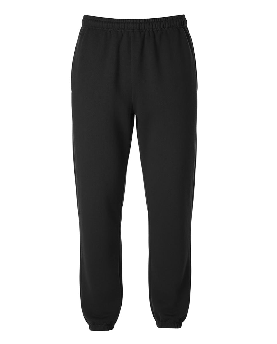 Unisex Core Fleece Pant in Black – front