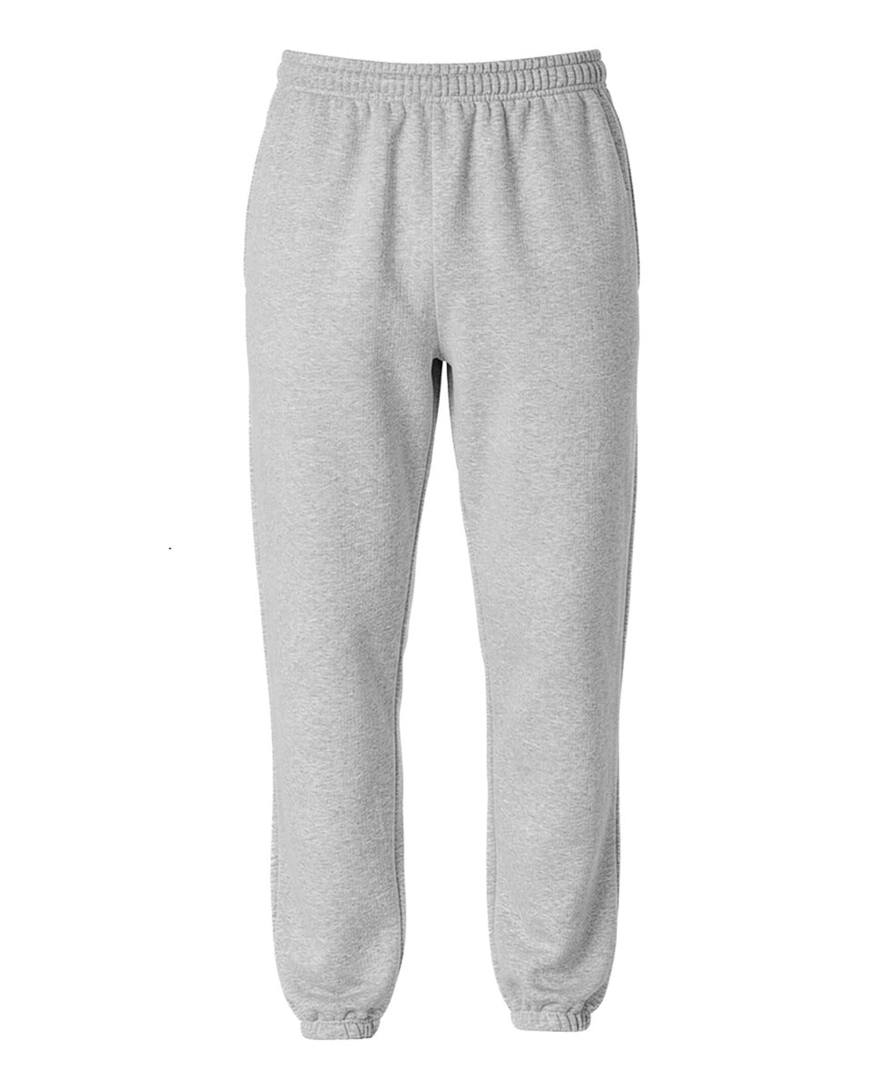 Unisex Core Fleece Pant in Oxford Heather – front