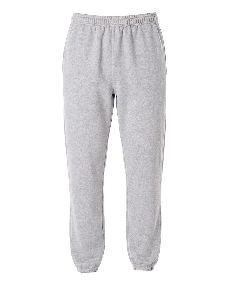 Unisex Core Fleece Pant in Ash Heather – front