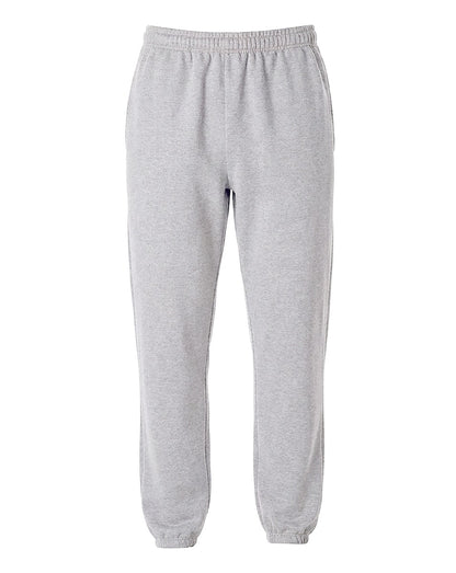 Unisex Core Fleece Pant in Ash Heather – front