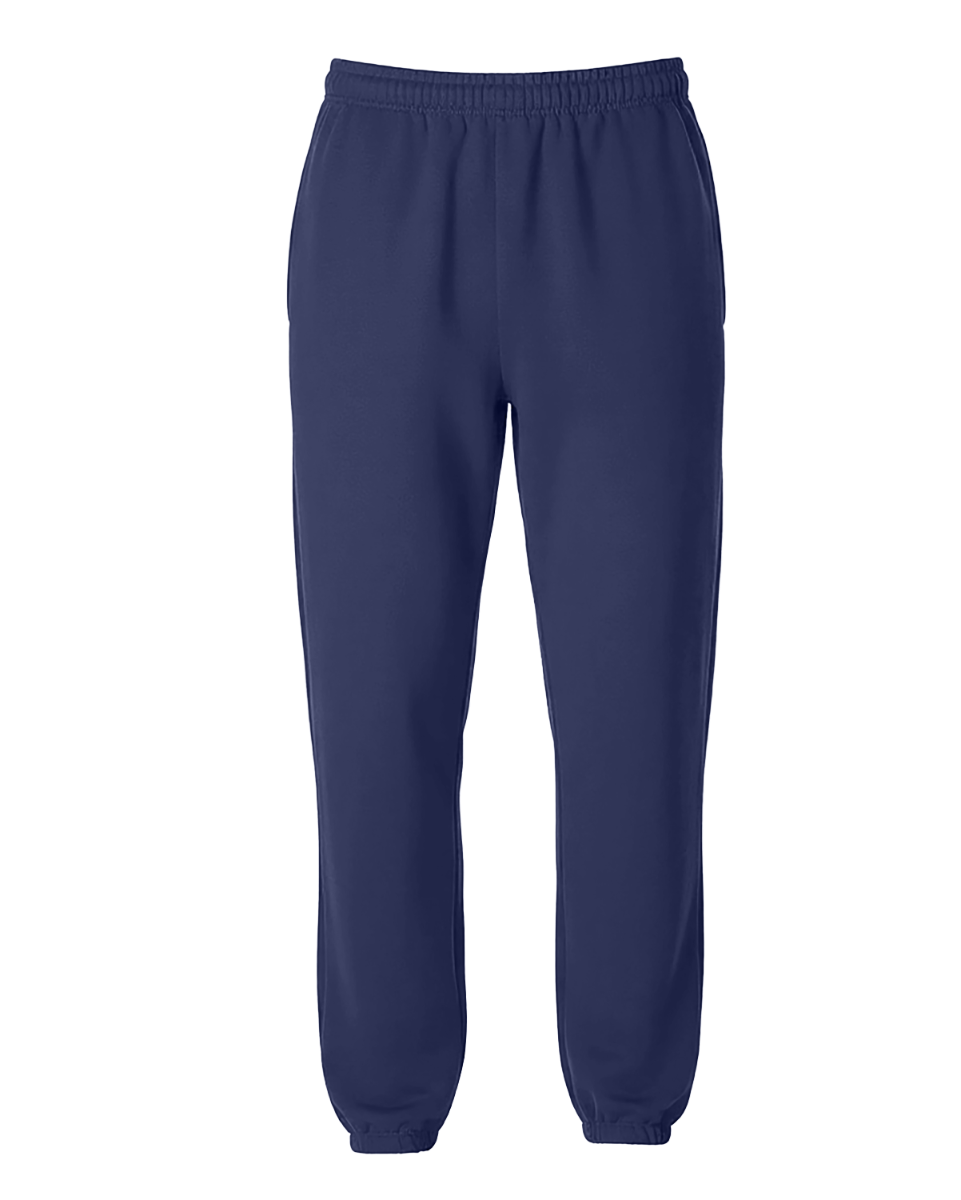 Unisex Core Fleece Pant in Navy – front