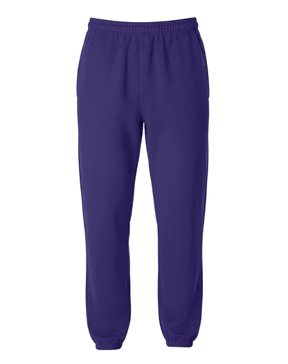Unisex Core Fleece Pant in Purple – front