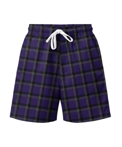 Boxercraft BU6703 Oversized Flannel Shorts - Purple McIntosh Plaid - Lifestyle | Purple McIntosh Plaid