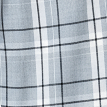 Women's Cuff Flannel Pant in Oxford Carnegie Plaid – flat