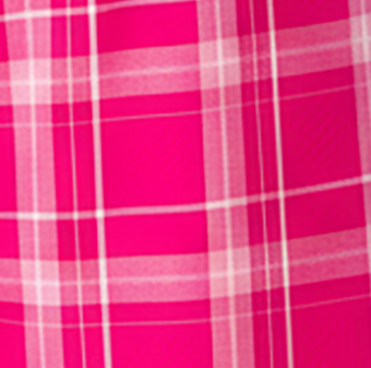 Women's Cuff Flannel Pant in Pink Carnegie Plaid – flat