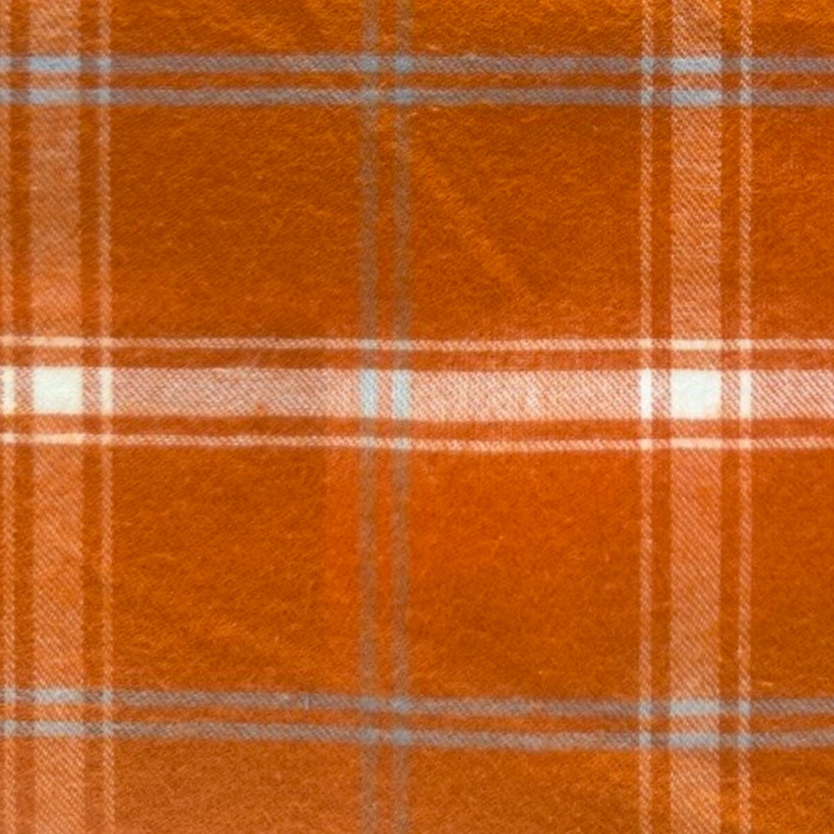 Women's Cuff Flannel Pant in Orange Harvest Varsity Plaid – color swatch