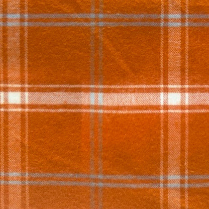 Women's Cuff Flannel Pant in Orange Harvest Varsity Plaid – color swatch