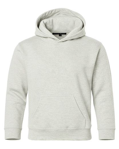 Kids' Core Fleece Hoodie in Ash Heather – front