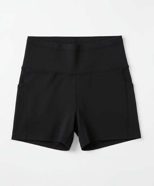 Kids' Zen Sport Short in Black – front