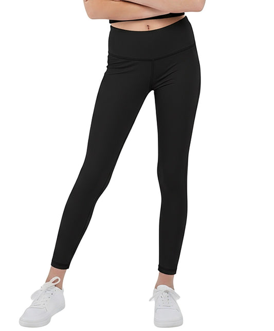 Kids' Zen Legging in Black – model front