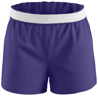 Boxercraft BY6504 Girls Essential Spirit Shorts - Purple - Ghost Front | Purple