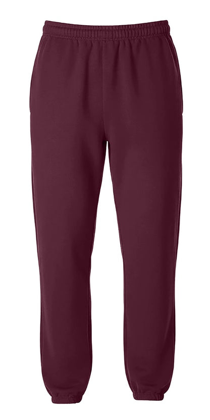 Kids' Core Fleece Pant in Maroon – front